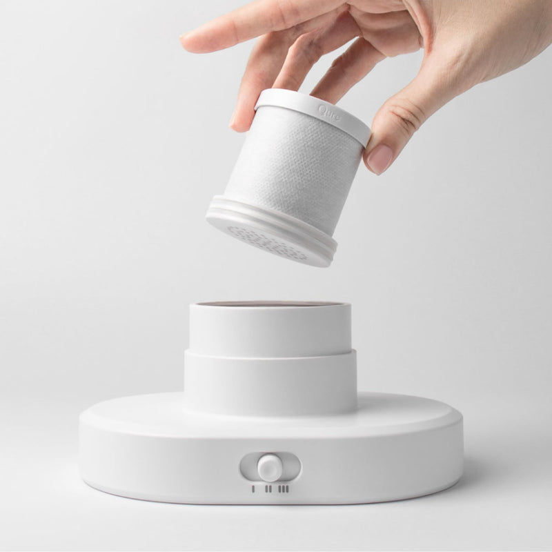 Qure Skincare Shower Filter Refill - Replacement Cartridge for Shower, 99% Chlorine Reduce, Clinically Tested - White, 3-Month Supply (1 Piece) 1