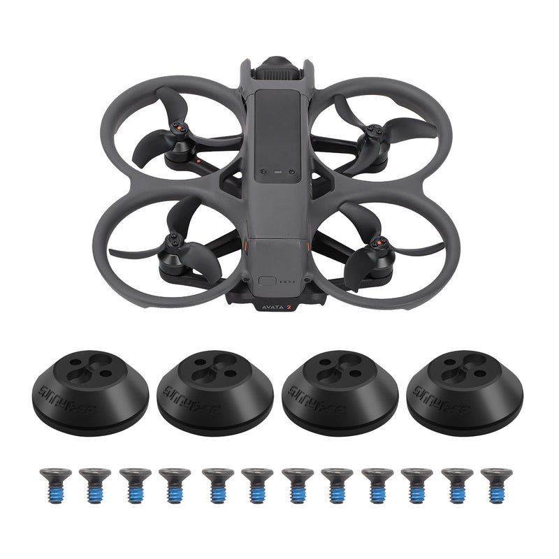 Motor Cover for DJI Avata 2，4Pcs Aluminum Alloy Dustproof Waterproof Protective Motor Cover Cap for DJI Avata 2 Drone Motor Cover,for DJI Avata 2 Drone Accessories (Black) Black