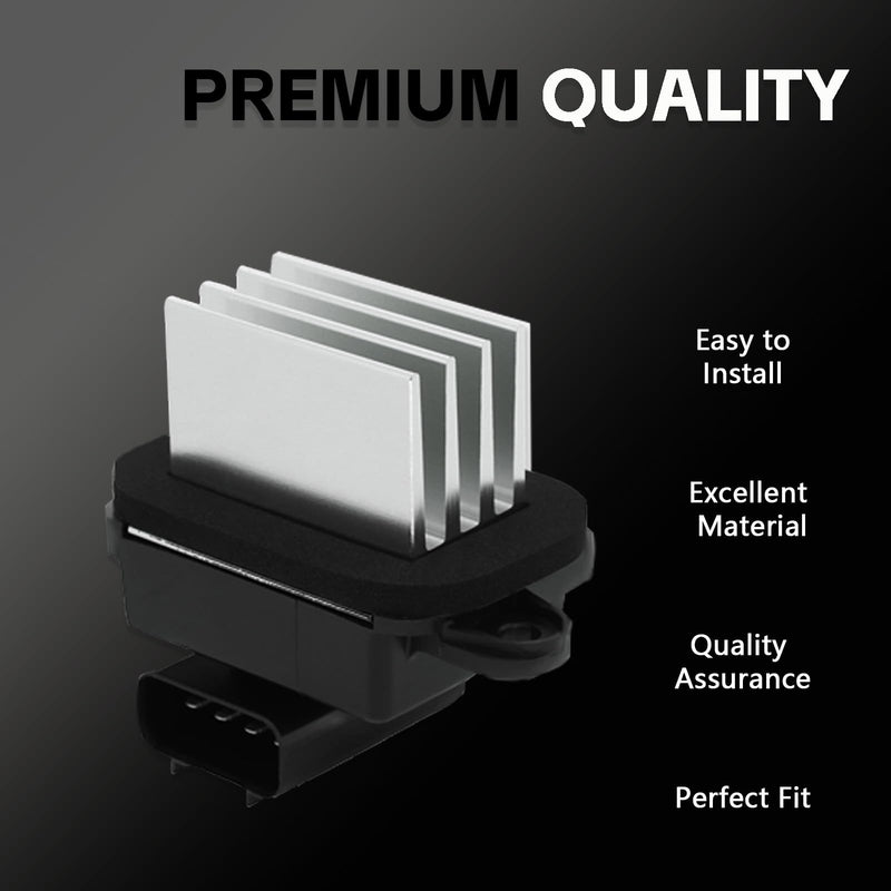 HVAC Heater Blower Motor Fan Resistor 27151ZQ00A Compatible with Nissan Infiniti QX56 QX80 Armada Quest Replaces 27151-ZT00A 27151-ZM70A 27151-ZQ00A RU792 JA1808 4P1686