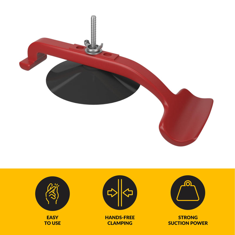 Brixwell SNC6 Suction Cup Clamp Set 6 Pack Glass Clamp for Convertible Top Body and Windshield Repair Suck-N-Clamp