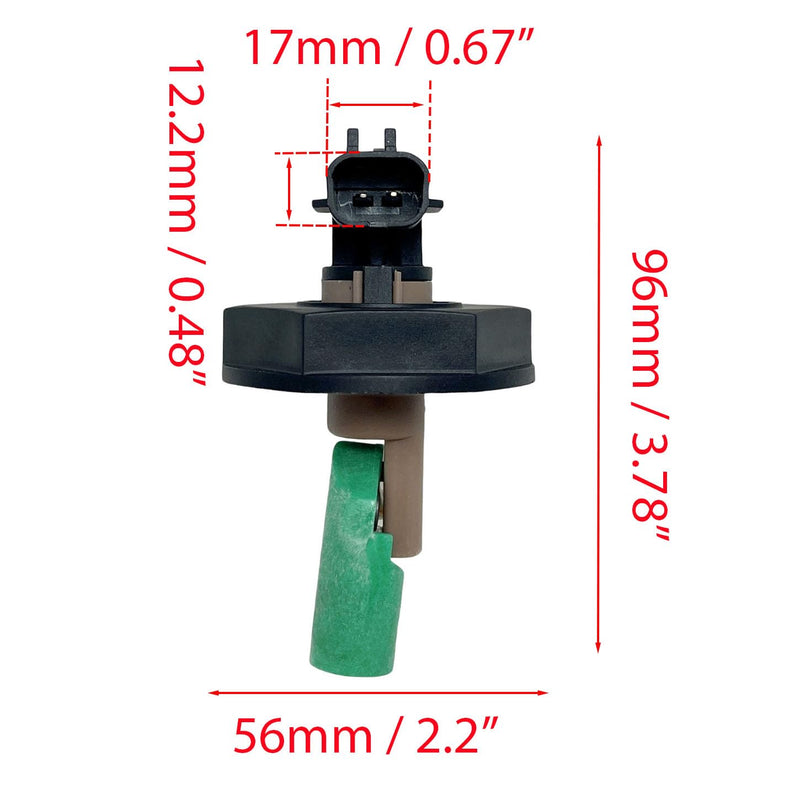Coolant Fluid Level Sensor 924-5205 662384002 Compatible with 2008-2020 Cascadia 2007-2017 Columbia