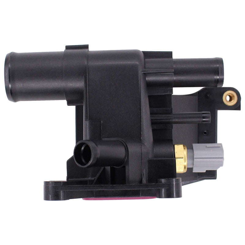 NewYall Engine Coolant Water Outlet Thermostat with Sensor for Mazda 3 5 6 2006-2015, CX-7 2010-2012 LF941517Z LF94-15-17Z 902-690