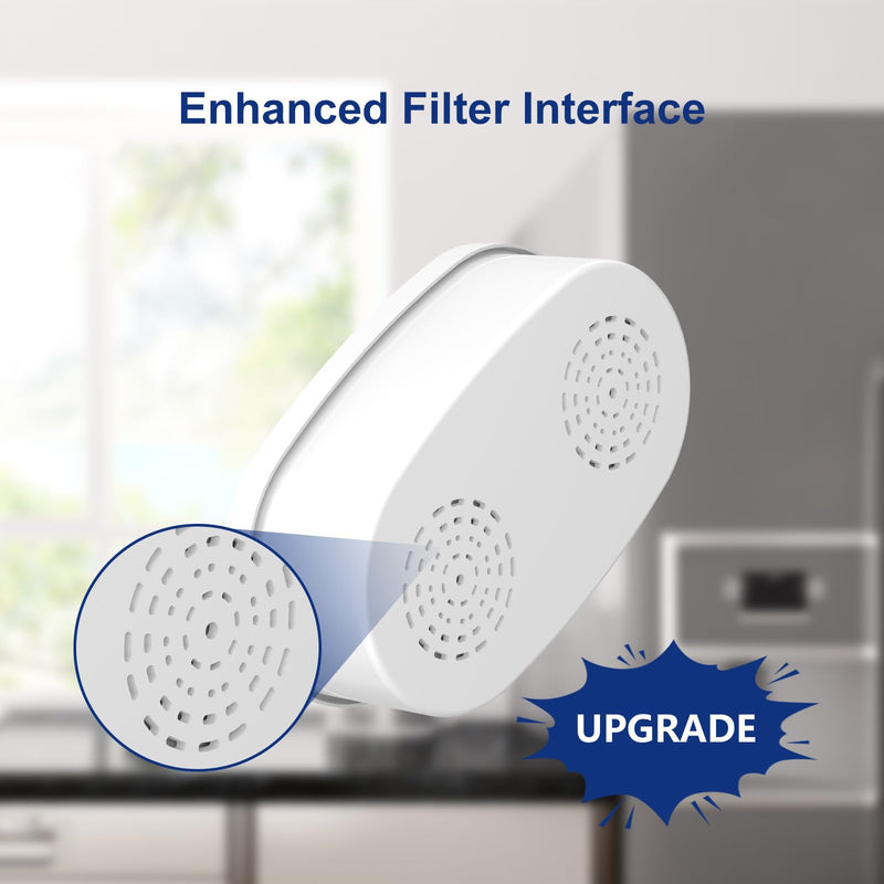 4 Pack Water-drop Replacement Filter WD-PF-01A Plus, Reduces PFOA/PFOS, Chlorine, Compatible with Water-drop Pitchers Replacement Filter，Lasts 3 Months or 200 Gallons Basic 4 Count