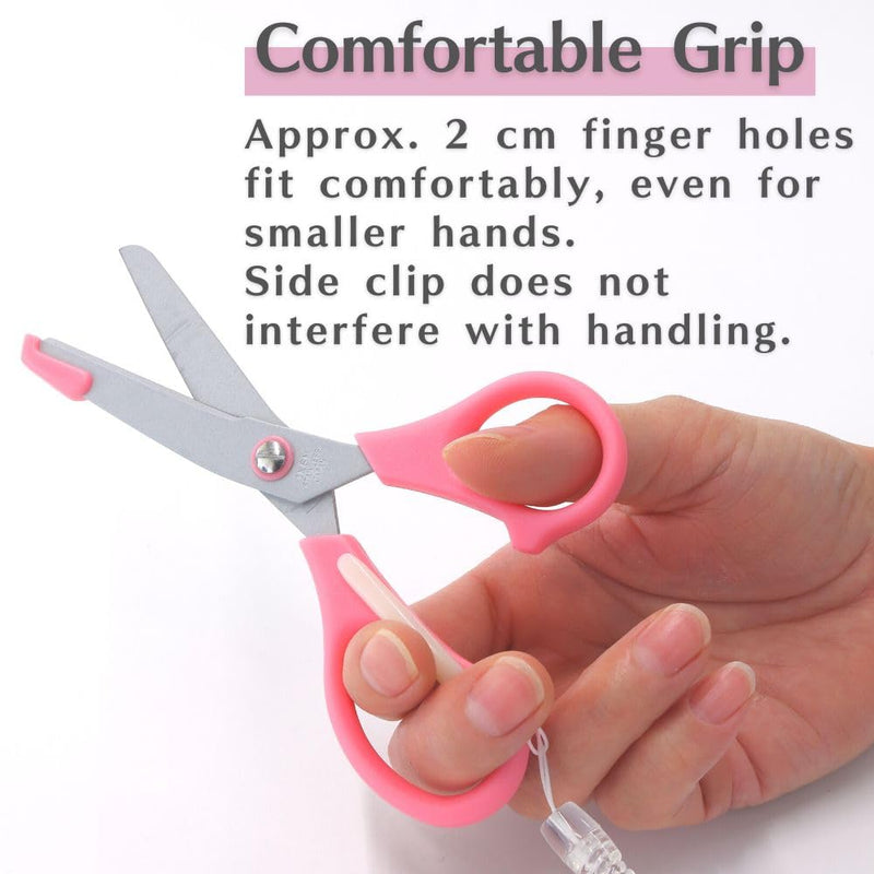 Medical Scissors, Nurse Scissors, Bandage Shears, Fluorine Coating Stainless Steel Blade 5.7 inch (14.5 cm), Pink Plastic Handle