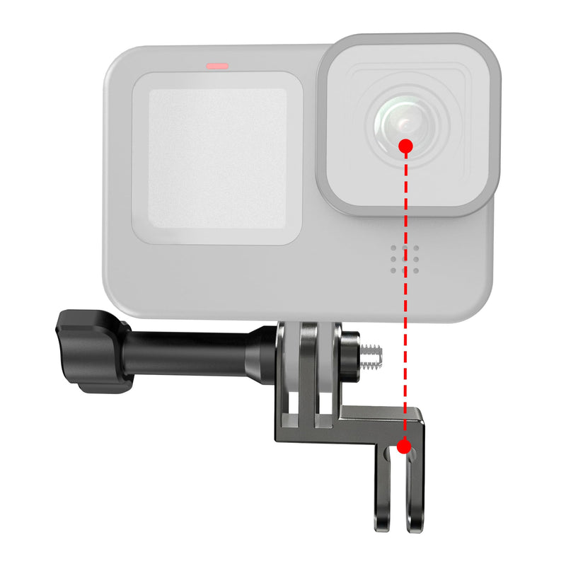 Centering Lens Alignment Adapter - Offset Mount for GoPro/DJI / Insta360 | Aluminium Camera Lens Centering Mount for GoPro13/12/11/10/9, for DJI Osmo Action 6/5 Pro/4/3, for Insta360 Ace/Pro/Pro 2