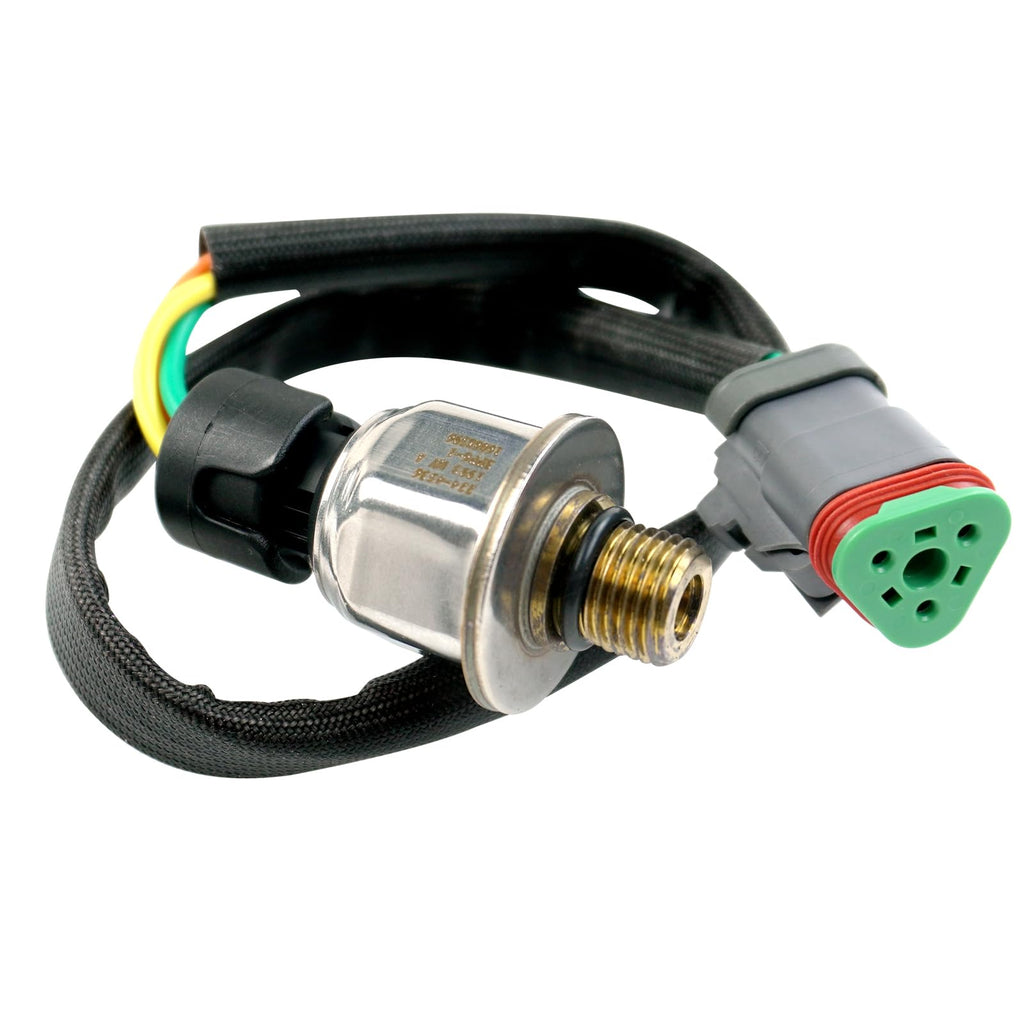 224-4536 Fuel Rail Pressure Sensor 3PP6-1 Compatible with Caterpillar On Highway Engines C7 C9 1946726