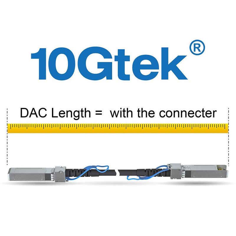 10Gtek 10G SFP+ DAC Cable - 10GBASE-CU Active Direct Attach Copper Twinax SFP Cable Assembly for Cisco SFP-H10GB-ACU10M, 10m(33ft)