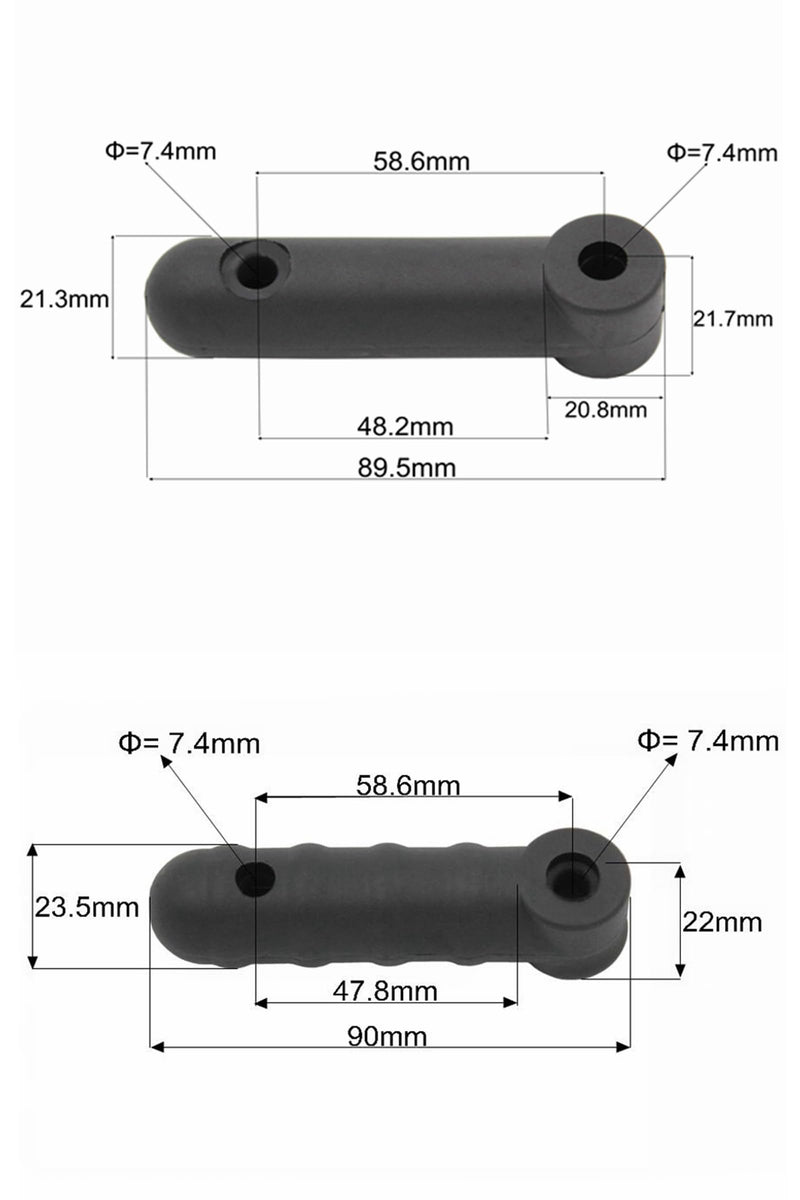 Bicycle Trailer Hitch Coupler Attachment and Flex Connector Kit for Burley Bike Trailers Compatible with Disc Brake and 12mm Thru Axle (Hitch and 2 differnt Connector) hitch and 2 differnt connector