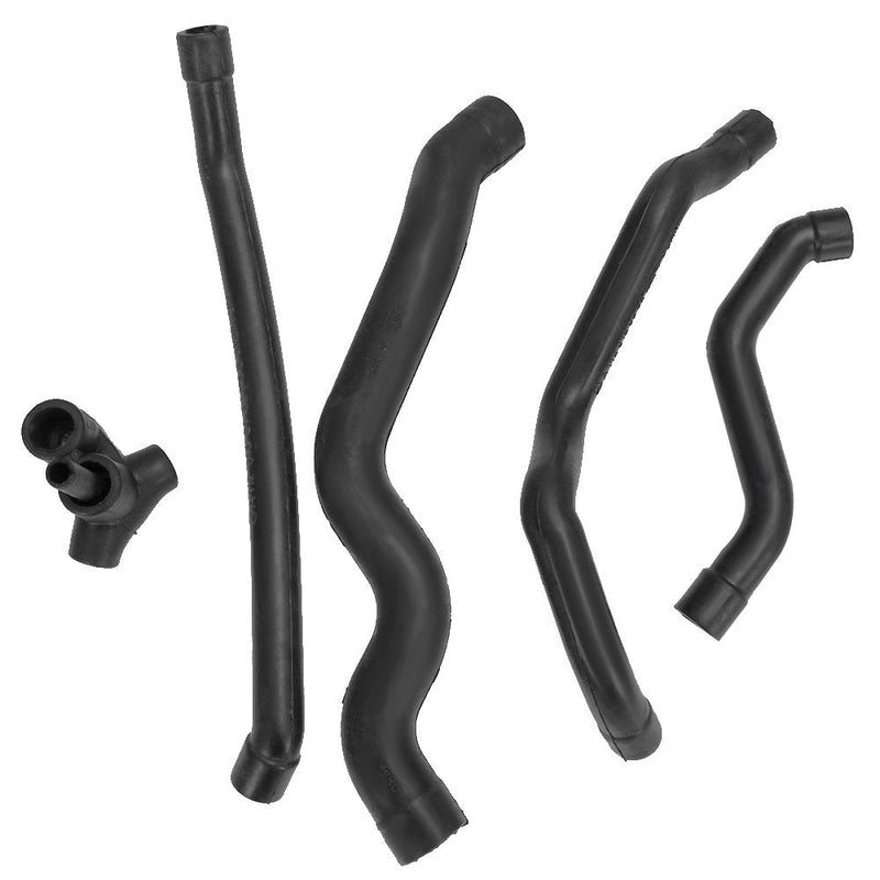 Crankcase Ventilation Hose Kit Air Intake Tube Connector for Mercedes Benz Replace #1120180382, 1120180482, 1120180282, 1120180182