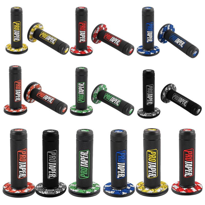 7/8" Motorcross Handle Grips Dirt Bike 22mm 24mm Truster Grips Motorcycle Ergonomic Bar End Non Slip Grip Gel Gep Scooter Cruiser Racing Mountain Black Red Pro taper