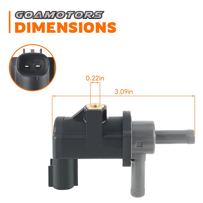 90910-12273 Vapor Canister Purge Valve Solenoid for Toyota for Highlander Prius for Lexus RX330 RX400h for Scion tC, #136200-2771, 2M1253, 73-11089, 84818-09015, 90910-12259