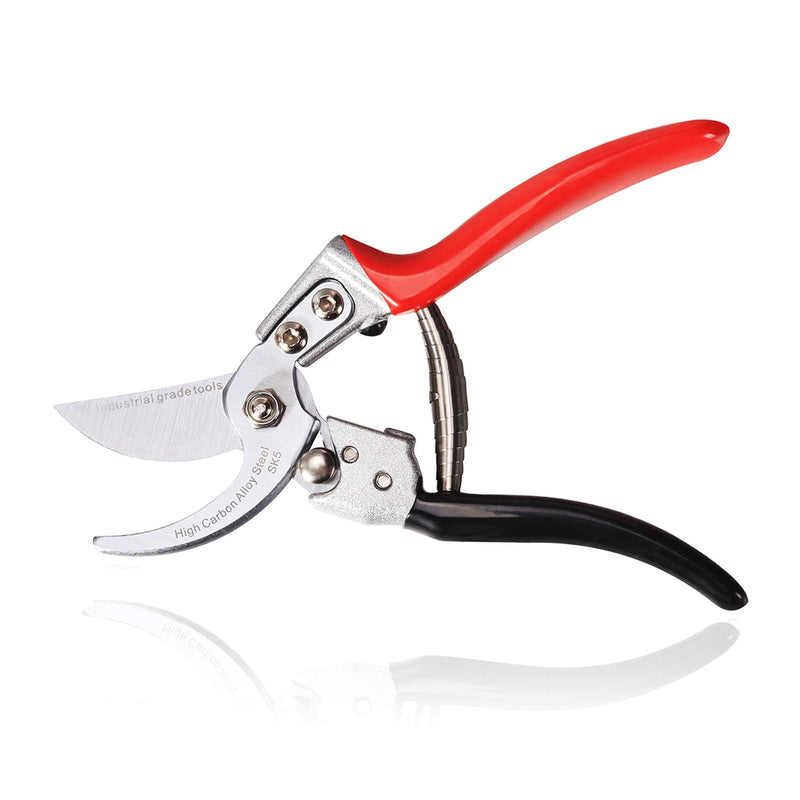 TONMA Pruning Shears [Made in Japan] Professional 8 Inch Premium Plant Garden Scissors Secateurs with Ergonomic Handle, Gardening Gifts Bypass Hand Pruners Branch Gardening Clippers for Plants ‎8 inches bypass pruners