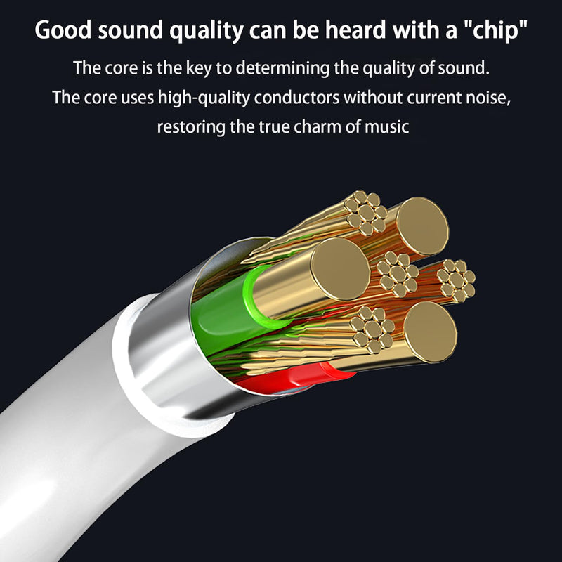 SGEYR Type c Sound Card External Sound Card, USB-C to 3.5mm Jack Audio Adapter, Type C to Microphone Headphone Adapter, USB-C to Audio Auxiliary Cable External Stereo Sound Card Audio