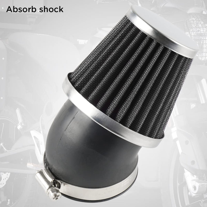 Evermotor 37mm 38mm 39mm Carburetor Cleaner Air Filter Fit in 50cc 70cc 90cc 110cc 125cc 150cc Mini Bike,Dirt Bike,GY6,Moped,ATV,SSR,TTR 37/38/39mm Black