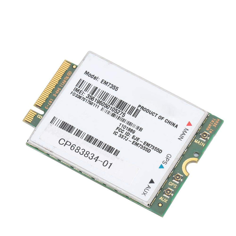 Ethernet Network Card, for AirPrime EM7355 100Mbps Notebook Built-in 4G LTE Module for AT&T/Verizon/Sprint