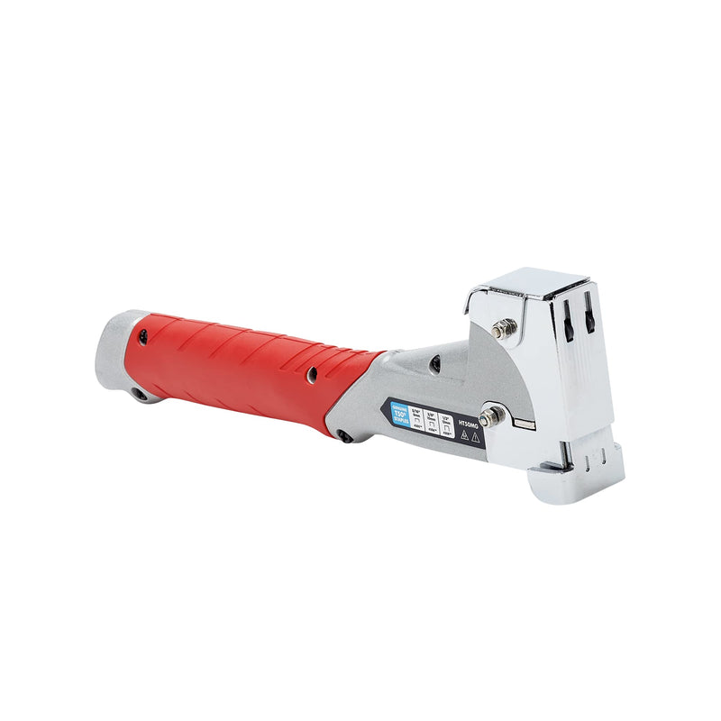 Arrow HT50MG Heavy Duty Magnesium Hammer Tacker Kit for Insulation, Housewrap, Roofing Underlayment and Flooring