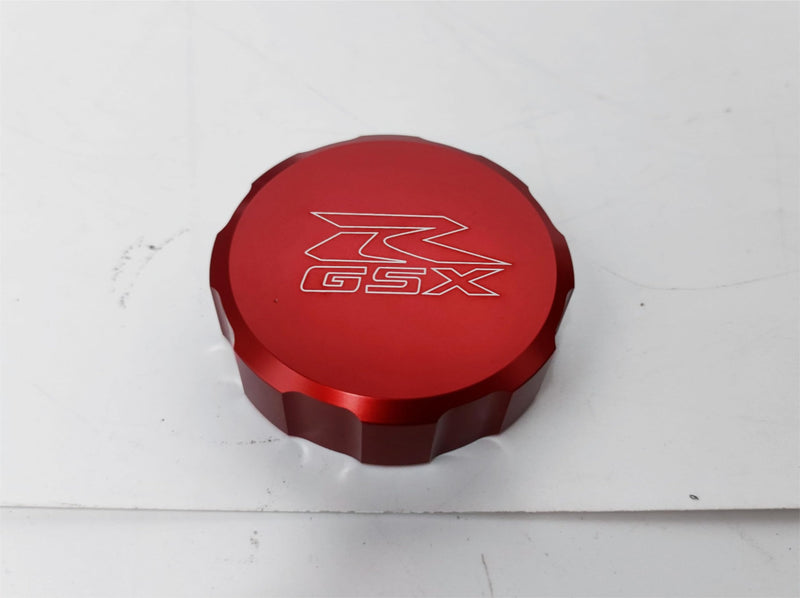 Front Brake Reservoir Cover Cap,Motorcycle Accessories Made of Aluminum Alloy Compatible with Suzuki GSX-R 600 1997-2020,GSX-R 750 1996-2020,GSX-R 1000 2001-2020 (Red) Red