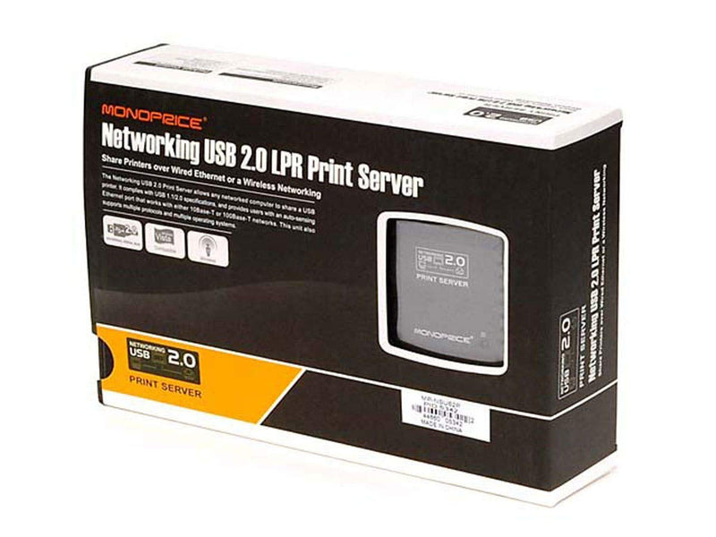 Monoprice Networking USB 2.0 Print Server (5342)