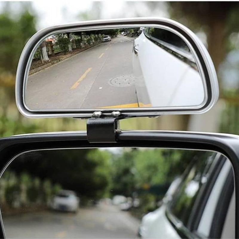 Blind Spot Mirror for Car, Rectangle Rear View HD Glass Wide Angle Mirror, Auto Blind Spot Mirror for Car Truck SUV RV Black 2pcs
