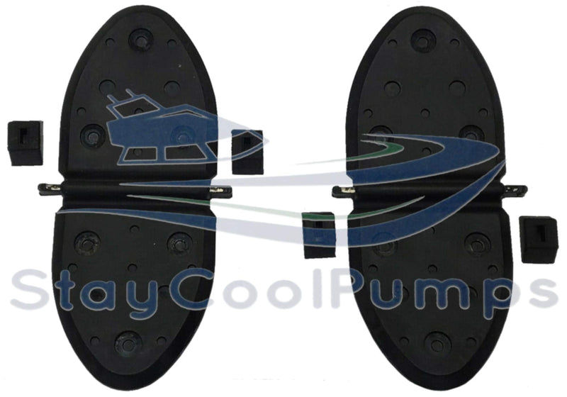 SCP-807166A1 For 1998 and newer Water Shutter Replaces Mercruiser 807166A1 Pair (Set of 2)
