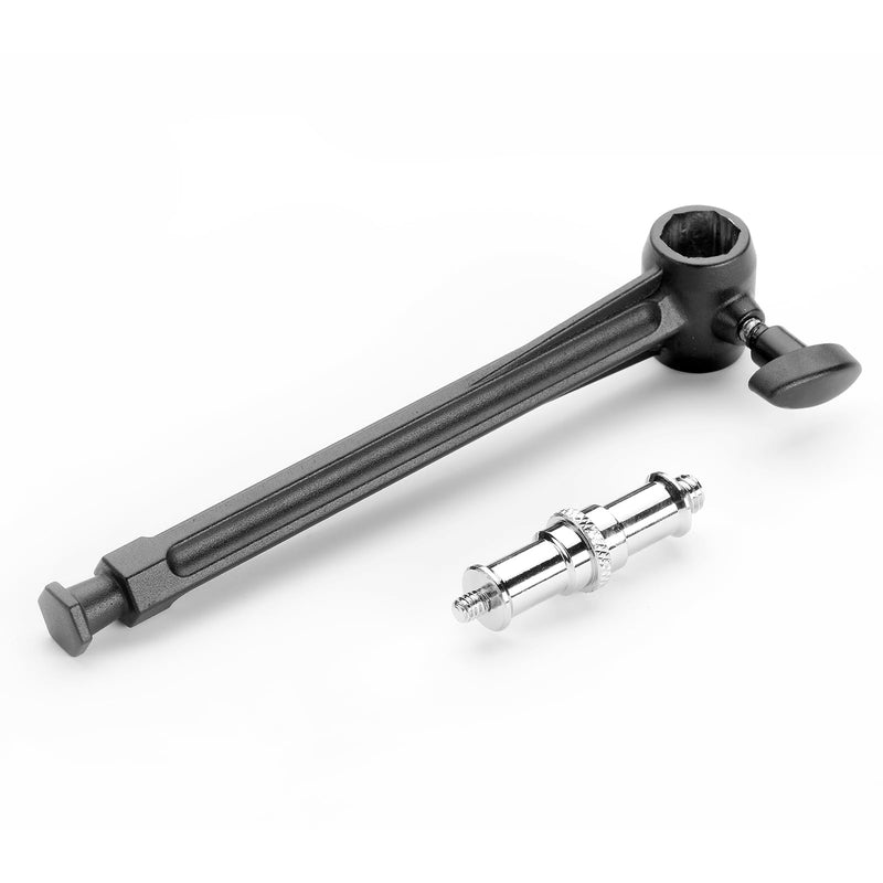 PHOCUS 6" Extension Arm with Universal Adapter Spigot for Super Clamp for Mounting Photo Studio Light, Strobe, LED Light or Camera