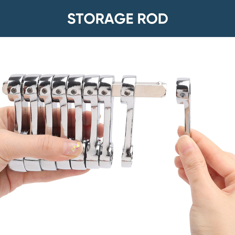 9-Piece Torque Adapter Set - 12-Point Box End Torque Adapter Extension Set - 3/8-Inch Drive for Hard to Reach Places - Includes 3/8", 7/16", 1/2", 9/16", 5/8", 11/16", 3/4", 13/16", 7/8"