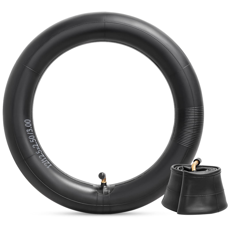 12/12.5 x 2.5/3.0 Scooters Replacement Inner Tube with CR202 Stem Compatible with 12.5 X 2.5 12.5 X 2.75 12.5 X 3.0 12 X 2.5 12 X 2.75 12 X 3.0 12 1/2 x 2 3/4 Most Bike/Scooter Tire Tube 2-Pack