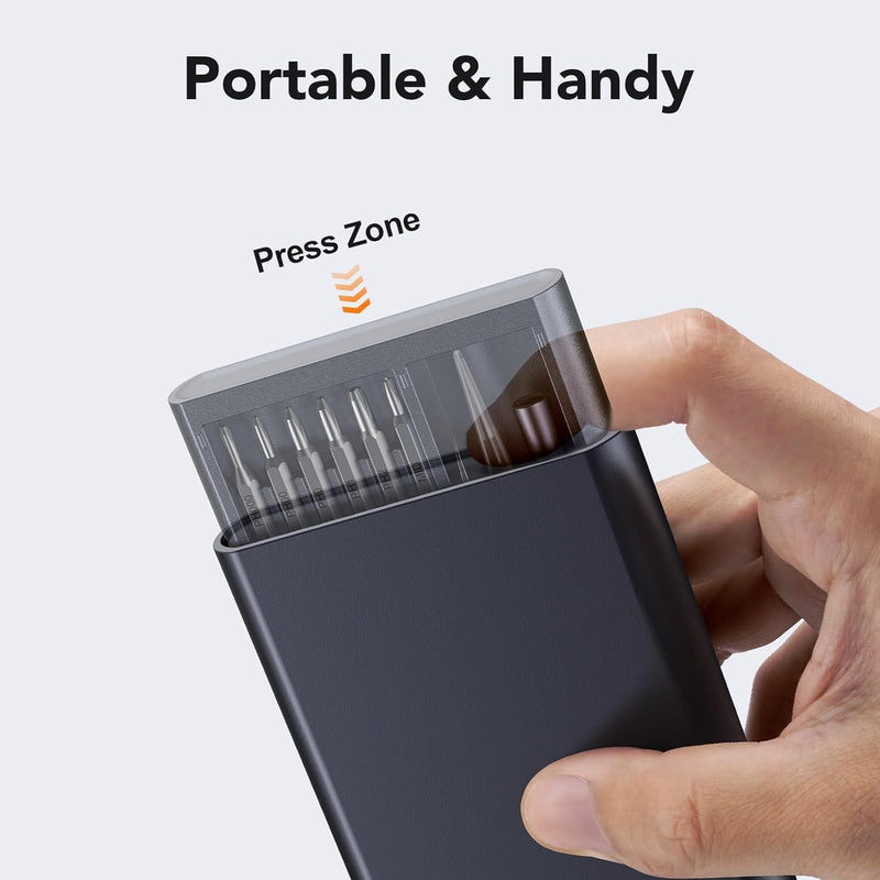  [AUSTRALIA] - JOREST 50 in 1 Precision Screwdriver Set with Security Torx, Magnetic Mini Repair kit for Macbook, Laptop, PS4, PS5, iphone, Nintendo Switch, Glasses, Watch, Toy, Stocking Stuffers Gifts for Men 50-in-1 S2
