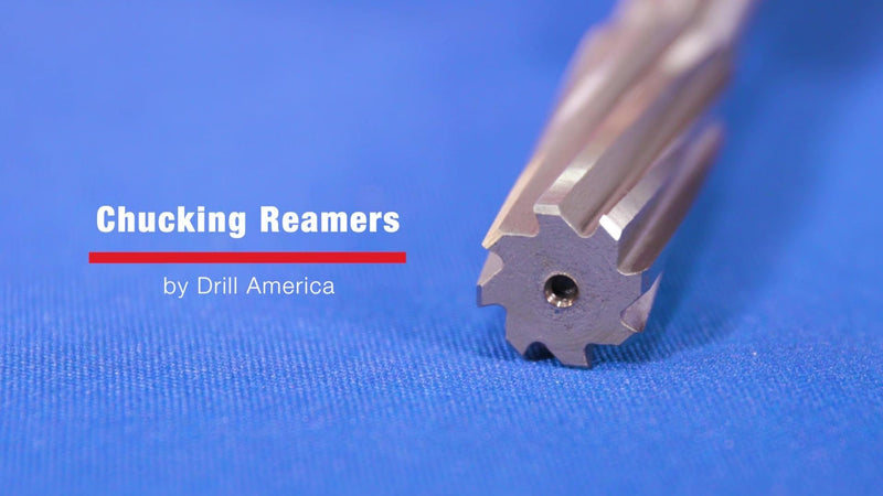 Drill America - DWRRTS1INCH 1" High Speed Steel Taper Shank Straight Flute Chucking Reamer, DWR Series 1 in