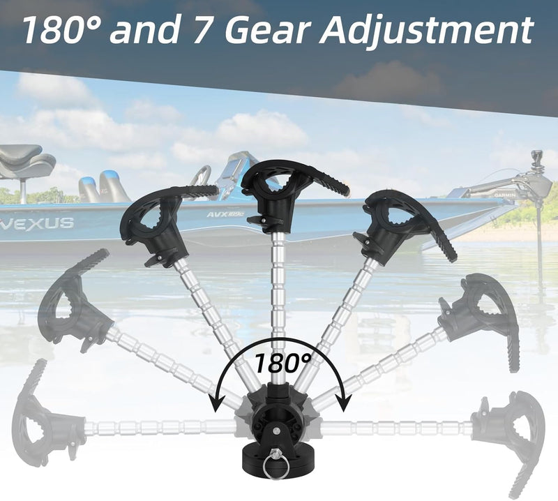 Trolling Motor Stabilizer Mount Support for Minn kota Terrova/Riptide Terrova/Ulterra/Riptide Ulterra/PowerDrive,Hold Trolling Motor Shaft Securely&Reduces Bounce