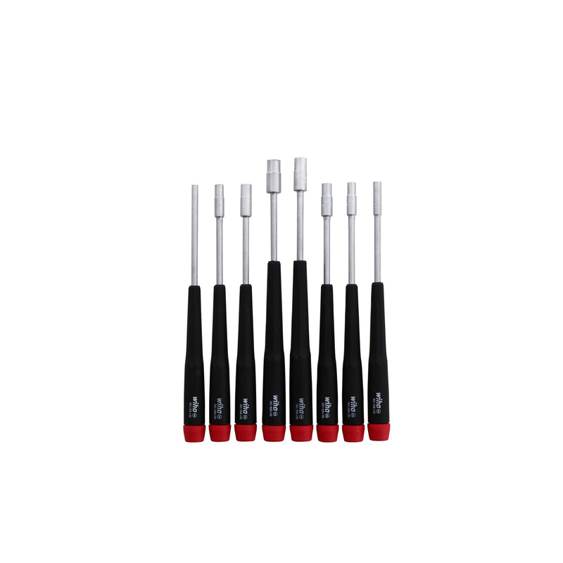 Wiha 26598 Nut Driver Set, Metric In Canvas Pouch, 8 Piece
