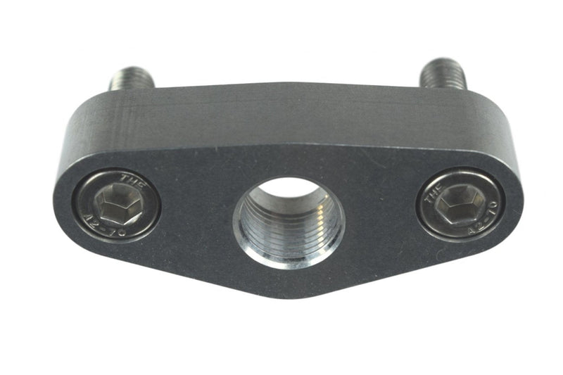 ICT Billet Oil Pressure Sensor Adapter Port - For Gen 4 LS Valley Pan - M16-1.5 Sending Unit 551623