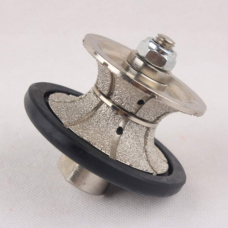 Raizi V30 30mm Full Bullnose Diamond Hand Profiler/Router Bits with 5/8-11 Thread for Granite Countertop V30(1-1/8")