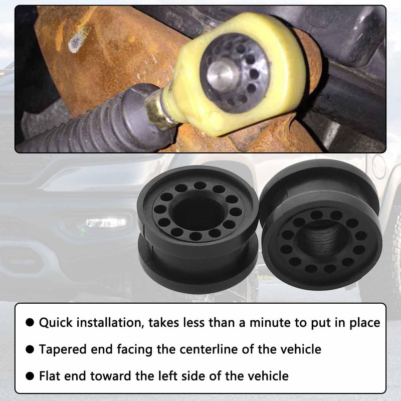 2PCS Transfer Case Linkage Control Lever Bushing Grommet, Compatible with Dodge Ram 1500 2500 3500 Shifter Linkage Bushing 2002-2010, with 2 E-Clips Replace Number 68078974AA 68078975AA