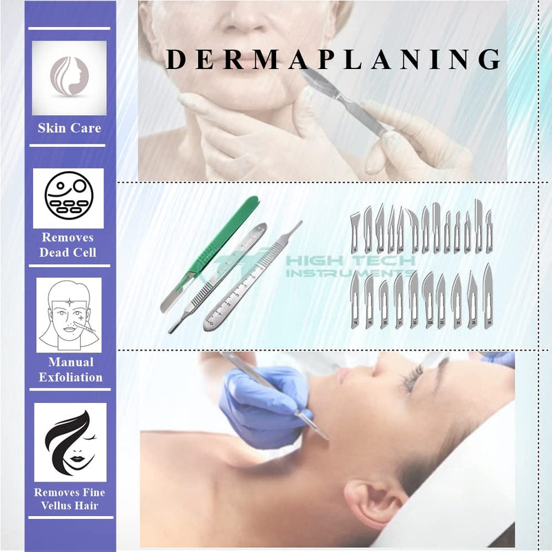 Box of 100 Scalpel Sterile Blades Carbon Steel Individually Foil Wrapped (Blade #11) Blade #11