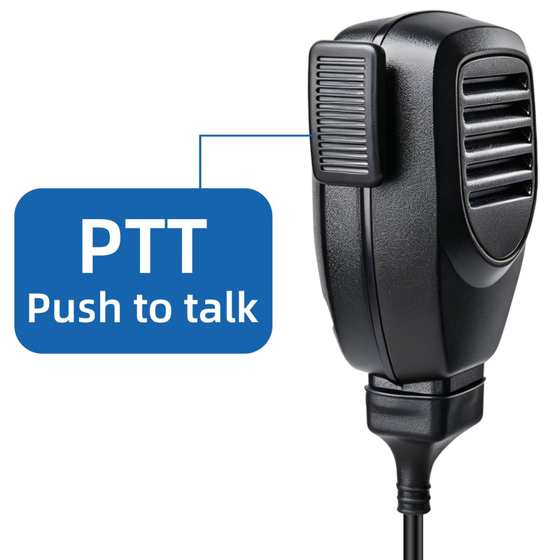 Radio Mic CB Microphone 4 Pin CB Radio Mic CB Radio Accessories Noise Cancelling Microphone for Uniden/Workman/Midland/Cobra/Retevis CB Radio