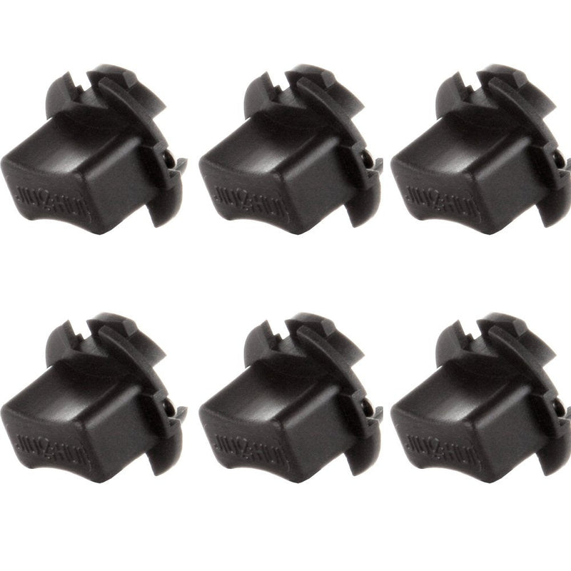cciyu 20x Black 5/8" Twist In Instrument Panel Dashboard Gauge Bulbs 194 168 T10 Wedge socket Replacement fit for 194/168(T3-1/4) type Miniature Wedge Base bulbs