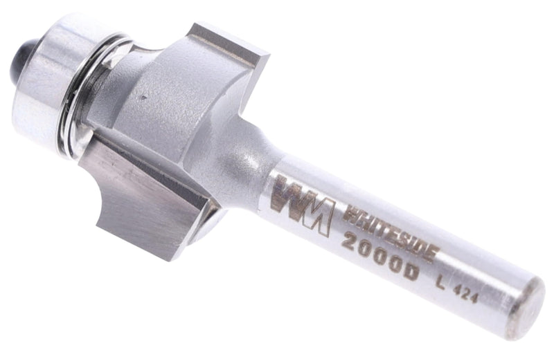 Whiteside Router Bits 2000D Round Over Bit with 5/32-Inch Radius, 13/16-Inch Large Diameter and 1/2-Inch Cutting Length