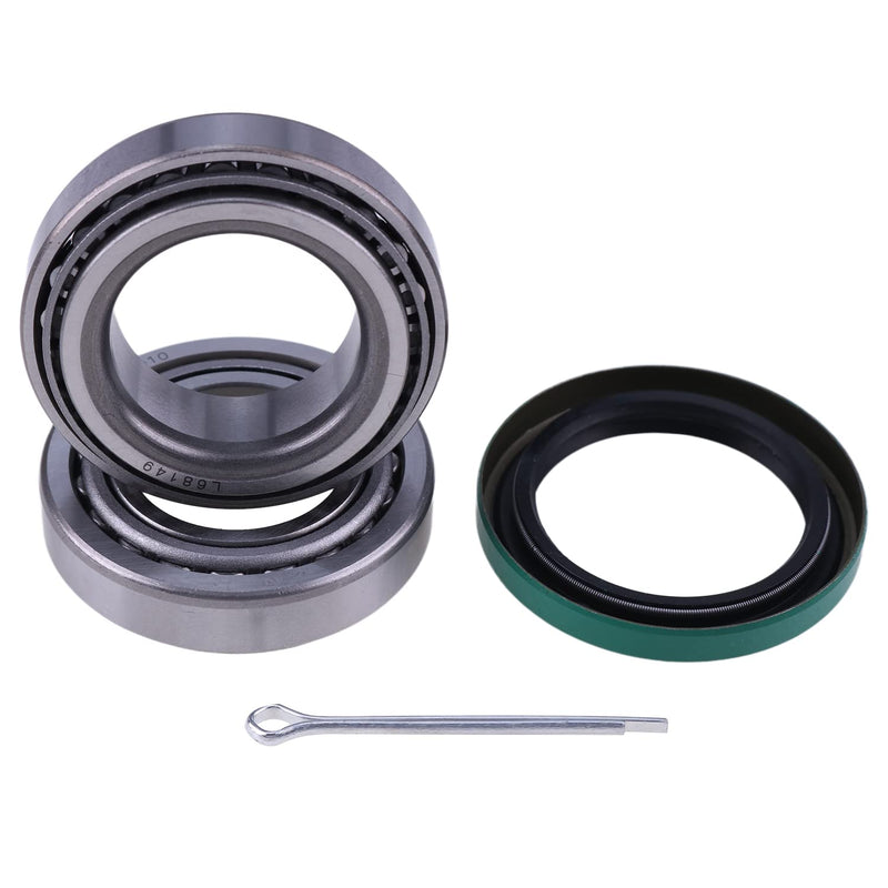 Bearing Kit Compatible with Mobile Home Trailer Axle LM67048/L68149 Bearing 10-41 Seal