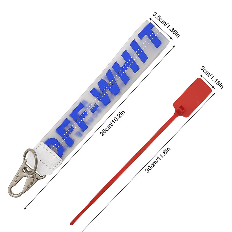 maxin Classic Pvc Keychain Fashion Keychains Lanyard,Compatible Wristlet Strap for Key,key accessorie,Wristlet Keychain for Women & Men(Blue) Blue