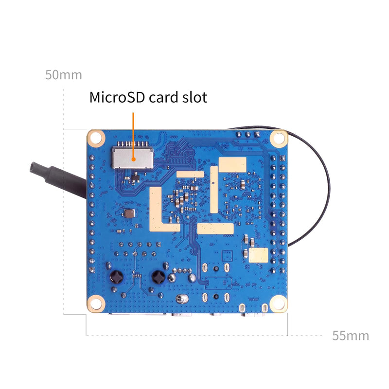 Orange Pi Zero 3 4G Allwinner H618 LPDDR4 Quad Core 64 Bit Single Board Computer, 1.5GHz Support 4K Display WiFi Bluetooth (Zero 3 4G+Extended Board+Supply)