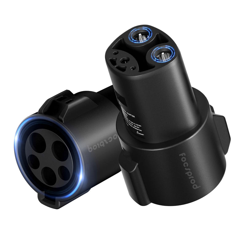 J1772 to Tesla Charger Adapter, Max 80A 250V Fast Charging for Tesla Model 3/Y/X/S/Cybertruck Connecting Charging Adapter, Compatible with SAE J1772 EV Adapter Only for Tesla 80A J1772 to Tesla Charger Adapter