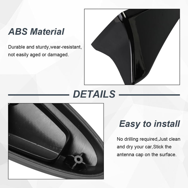Auto Car Shark Fin Antenna Cover Cap Decorative Roof Aerial Base Replacement Compatible with for 2014-2020 Kia Optima Sonata Elantra Sedan Accessories Replacement for 96219 D5000EBQK