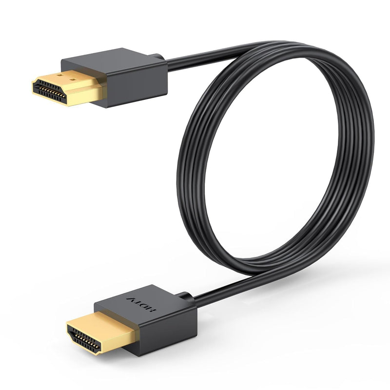 3 FT HDMI Cable 10-Pack Black, 4K HDMI Cord 3FT High Speed Shielded HDMI to HDMI 2.0 Cable with 4K@60Hz/2K@144Hz/ 1080P,HDCP 2.2, HDR, ARC for Laptop, Monitor, KVM, Splitter, PS5, PS4, Xbox, Soundbar