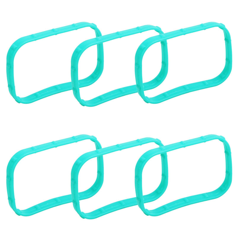 Engine Intake Manifold Gasket Set Lower and Upper Silicone Rubber Compatible with Chrysler 200 300 Dodge Durango Jeep Cherokee Gladiator Wrangler Ram 1500 3.6L V6 Replace# 68217514AB MS97204 MS97205