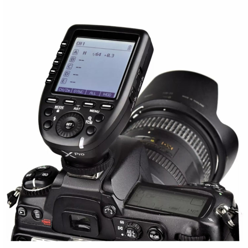 Godox XPro-S TTL Wireless Flash Trigger for Sony Cameras, 1/8000s HSS Large Screen Slanted Design 5 Dedicated Group Buttons 11 Customizable for V1S V1ProS V100S V860IIIS AD200Pro AD200ProII AD400Pro