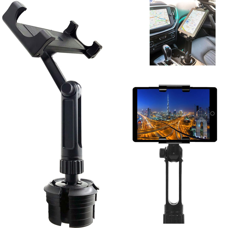 ChargerCity LongArm Xtreme Tablet Beverage Drinks Cup Holder Mount for All Tablet Like Apple iPad PRO Air Mini Galaxy Tab Surface Pro Slate