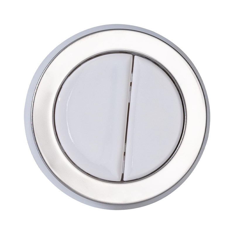 48mm Toilet Cistern Dual Flush Valve Push Button 2 Pack Replacement Toilet Tank Flush Valve Ceramic Push Button Thread Diameter 1.89"