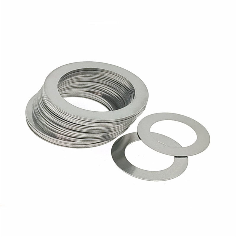 KALESYUJIN-40PCS S:0.1-10pcs/0.2-10pcs/0.3-10pcs/0.5-10pcs DIN988 Metal Shim Washers Stainless Steel Ultrathin Gasket Thin Flat Washer (11 * 17) 11*17