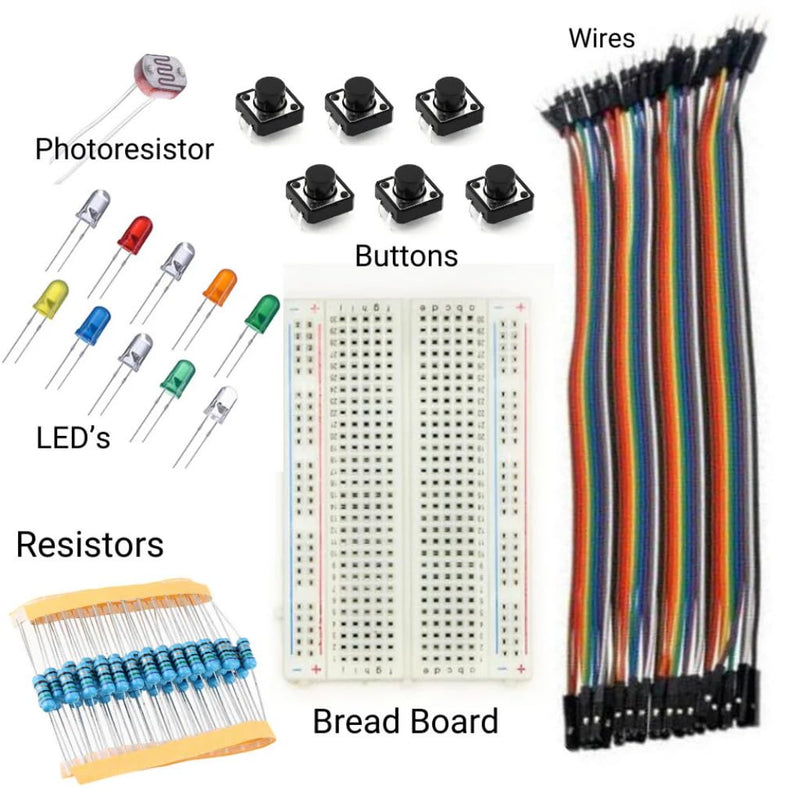 Arduino IDE Compatible STEM Learning Kit - Adventure Kit: Cogsworth City – Complete Beginner Coding and Electronics Course – Includes Hero R3 Board, LEDs, Sensors, Breadboard, and Components